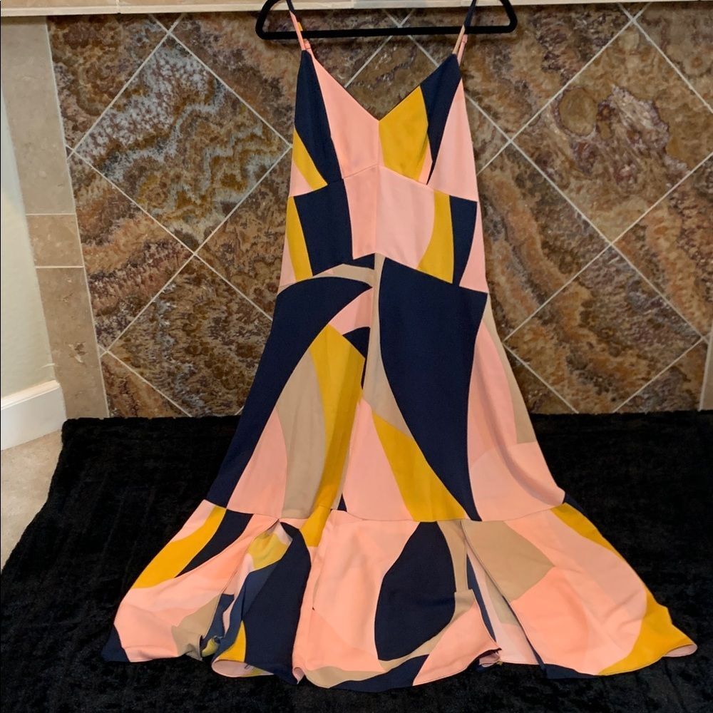 Women’s Bar III Geometric Print Maxi Dress. Size 6